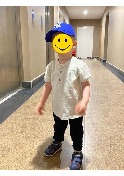 Takı Dükkanı Garson Boy Çocuk Cap Şapka Saks Mavi cp215m