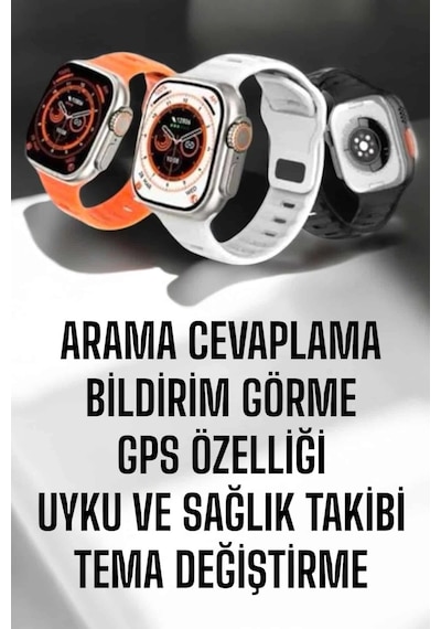 Mey İthalat Yeni Nesil Akıllı Saat Adımsayar, Gps, Nabız Ölçer, Uyku Ve Sağlık Takibi
