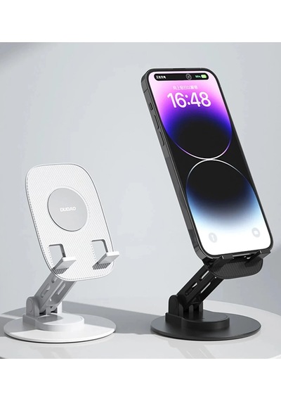F17s Masaüstü Telefon Tutucu Döner Tabanı Alüminyum Paslanmaz Çelik Katlanabilir .