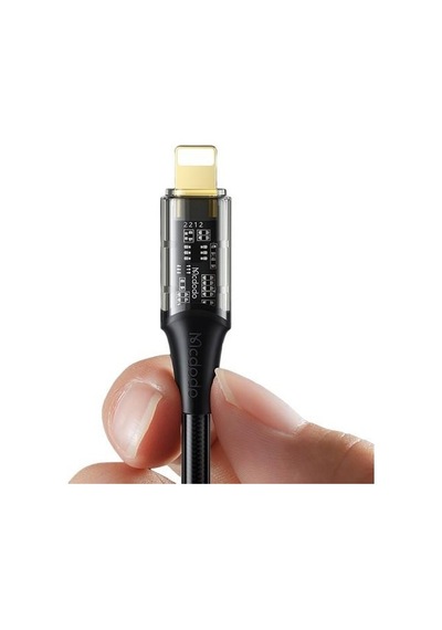 Mcdodo Ca-2080 Apple iPhone Uyumlu 100W Hızlı Data Ve Şarj Kablo Siyah-1.2Mt (551438946)