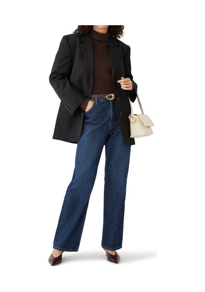 Anine Bing Şık Kadın Blazer Ceket Siyah