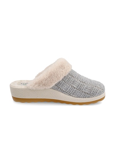 6312-grey Terlik/ Panduf Ev Kadın 44 X59 Kr Fly Flot Cloth Woman Slıpper 6312-grey