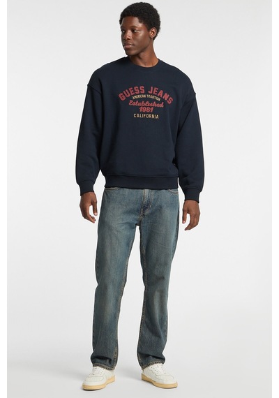 Guess Jeans Erkek Sweatshirt M5rq35kcpr1 Lacivert