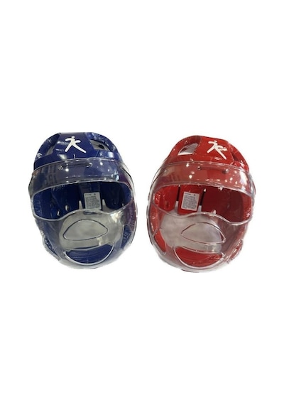 Jumok Taekwondo Camlı Kask Mavi