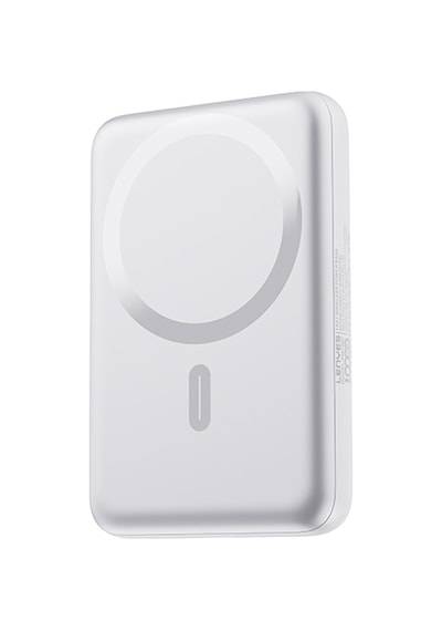 Lenyes PW139D PD 20W 10000 mAh 15 W Ultra İnce Hızlı Şarj Özellikli Wireless Powerbank Beyaz