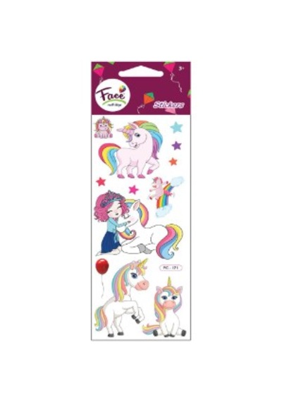 Face Sticker Renkli Kabartma 3d Fc-171