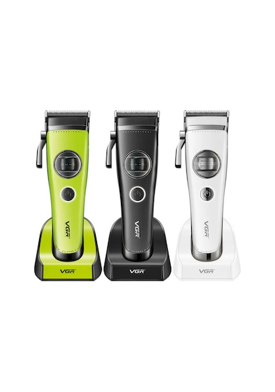 Vgr V-880c Profesyonel Bldc Motorlu Şarjlı Saç Kesme Makinesi - Seramik Bıçaklı, Standlı