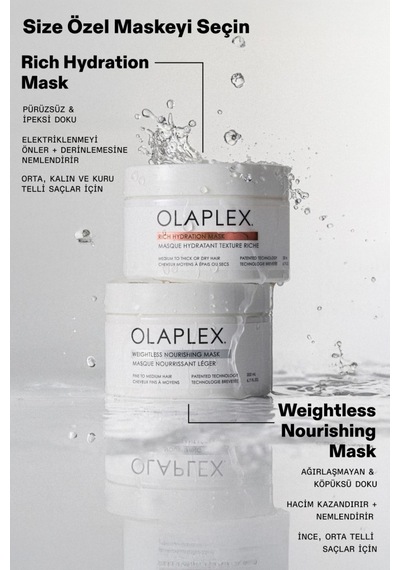 Weightless Nourishing Mask - İnce, Orta Telli Saçlar İçin Ağırlık Hissi Bırakmayan Besleyici Maske