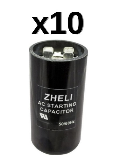 10'lu Zheli 216-259 Μf 46x86 Mm 220 Acv İlk Hareket/kalkış Kondansatörü