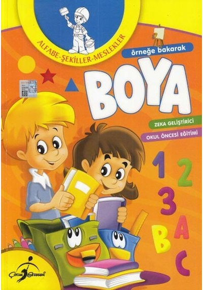 Örneğe Bakarak Boya - Alfabe Şekiller Meslekler