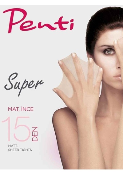 Penti Süper 15 Den Mat Ince Siyah Kadın Külotlu Çorap 3'lü Paket 001