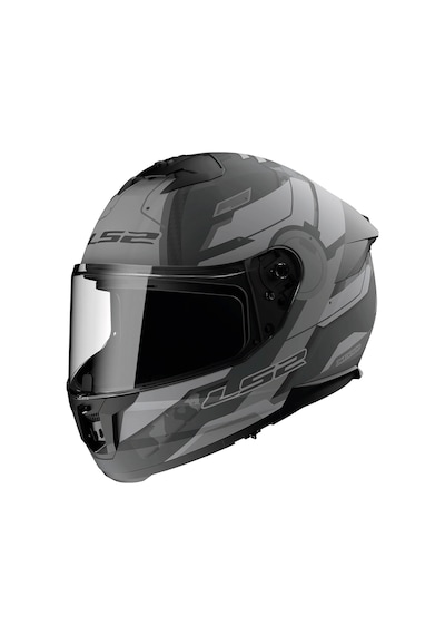 Ls2 Stream 2 Shadow Kapalı Motosiklet Kaskı Gri - Mat Titanium