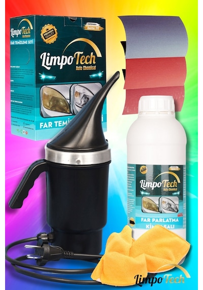 Far Temizleme Seti Buharlı Far Temizleme Seti Far Parlatma Seti Oto Far Temizleyici 500ml