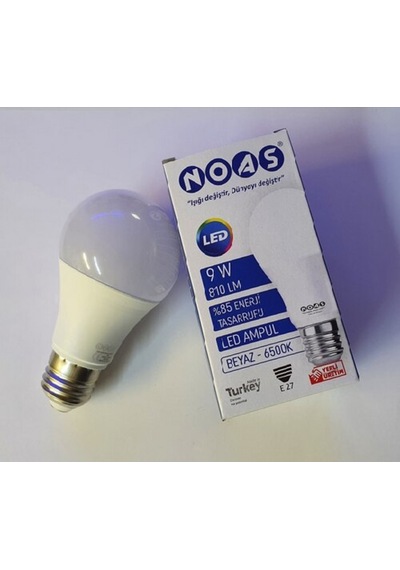 Noas 9W Smd Led Ampul E27 Duy 810 Lm Beyaz Işık 10 Adet (551721049)