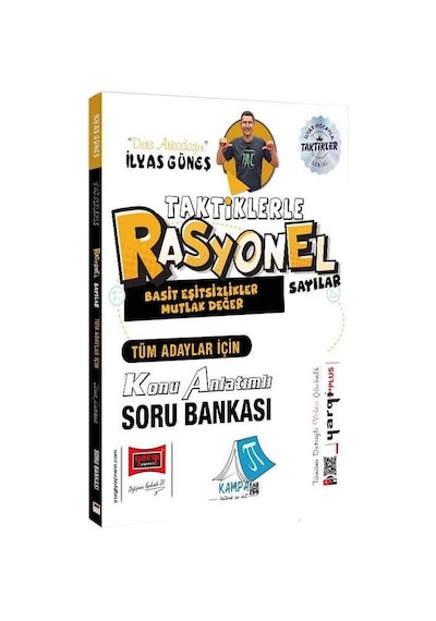 Yargı Yks Tyt Ayt Kpss Taktiklerle Rasyonel Sayılar, Basit Eşitsizlikler Ve Mutlak Değer Konu Anlatımlı Soru Bankası - İlyas Güneş Yargı Yayınları