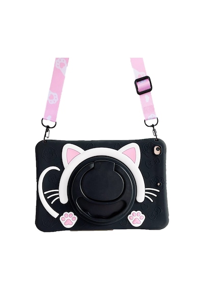 Apple Uyumlu iPad, Air 11inç M2/m3 2025-2024 Kılıf Cute Dolls Standlı Eğlenceli 3d Karekterli Çocuk Kılıfı Kılıf