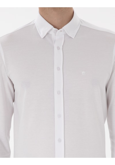 Pierre Cardin Erkek Beyaz Gömlek Desenli 50301749-vr013 Beyaz