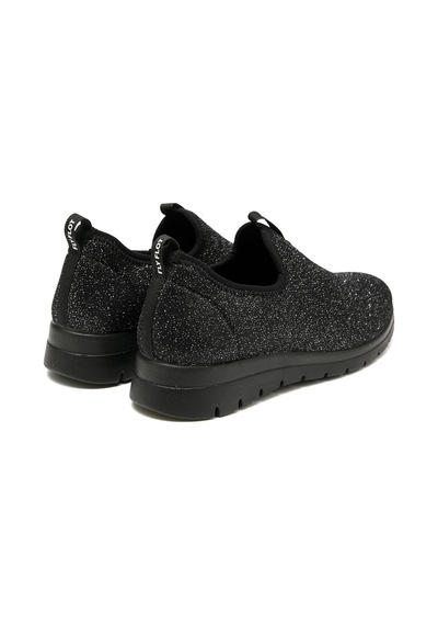 Sneaker Günlük Kadın 27 T12 Tq Fly Flot Cloth Woman Black Siyah