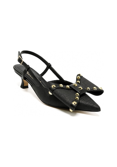 Topuklu/ Stiletto Kadın 894m077 Nacree Oası Capra Nero Siyah