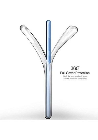 Galaxy J6 Kılıf 6 Tarafı Tam Full Koruma 360 Clear Soft Şeffaf 50 x 22