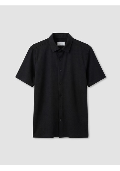 Lcw Vision Siyah Regular Fit Erkek Dokulu Gömlek