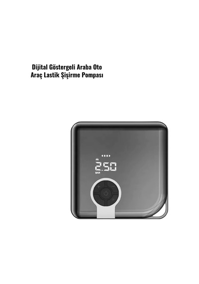 Mey İthalat Zc001 Led Ekranlı Araç Pompası