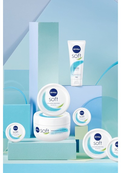 Soft Krem 75ml , Nemlendirici Bakım Kremi, Yüz, Vücut, El, Jojoba Yağı Ve E Vitamini İle Cilt Bakımı