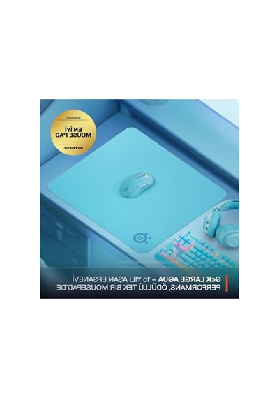 Mavi Renkli Büyük Boy Gaming Mouse Pad, Qck Large