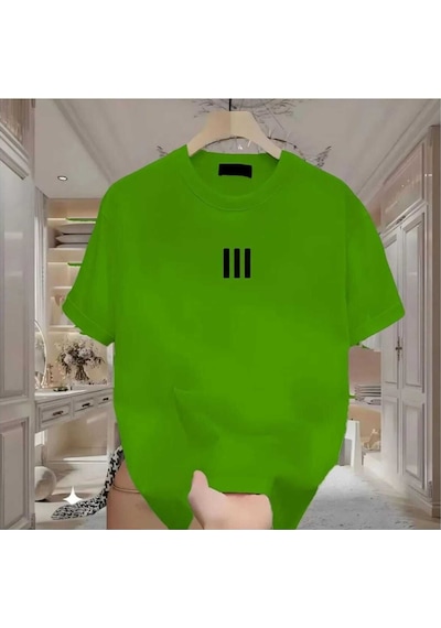 Kozia Outdoors Maloçbey 3 Çizgi Baskılı Oversize Unisex Basic O Yaka T-shirt Benetton Yesil Kozia Outdoors Maloçbey 3 Çizgi Baskılı Oversize Unisex Basic O Yaka T-shirt Benetton Yesil