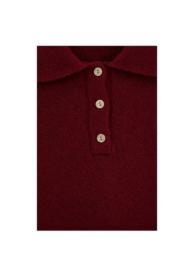 Maison Velora Kadın Bordo Basic Oversize Polo Yaka Yarım Pat Düğmeli Triko Kazak-27aj002 Bordo 923050279 Bordo Maison Velora Kadın Bordo Basic Oversize Polo Yaka Yarım Pat Düğmeli Triko Kazak-27aj002 Bordo 923050279 Bordo