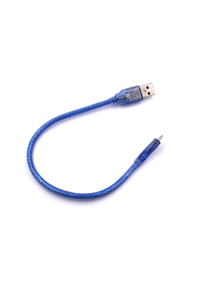 Alkatronik-30Cm Micro Usb Kablo Mavi 480 Mbps Usb 2.0 Hot Swap