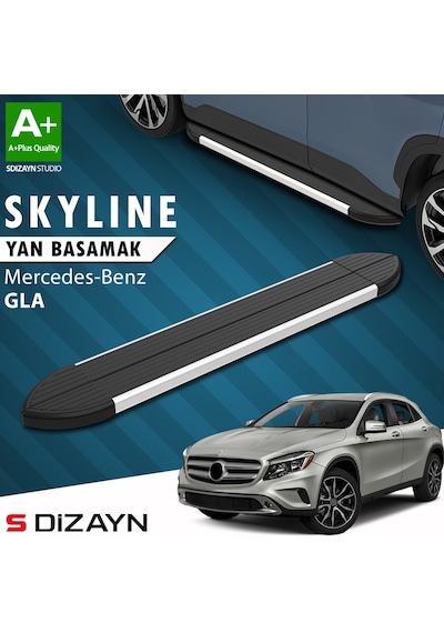 S-dizayn Mercedes Gla X156 Skyline Aluminyum Yan Basamak 183 Cm 2013-2020 A+ Kalite