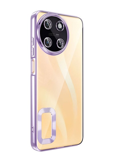 Realme 11 4g Kılıf Kamera Lens Korumalı Logo Gösteren İnce Hafif Pazarplus Altın