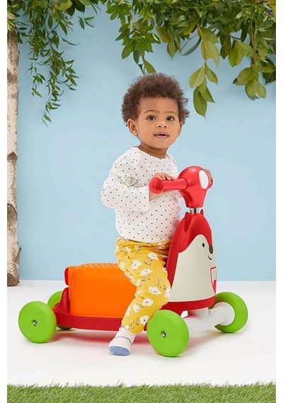 Zoo 3'ü 1 Arada Scooter 1-3 Yaş Tilki
