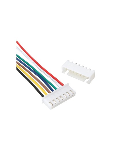 2,5MM JST XH 7PİN KABLOLU KONNEKTÖR BEYAZ TAKIM 30CM