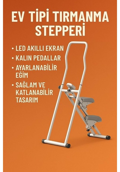 Ckspor Katlanabilir Dikey Tırmanma Aleti Yeni Versiyon Beyaz Renk Egzersiz Cihazı