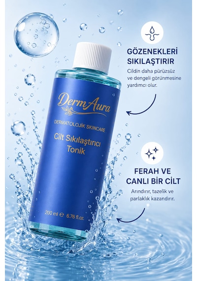 Dermaura Niacinamide & Hyaluronik Asit İçerikli Sıkılaştırıcı Tonik 200 ML
