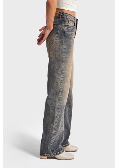 Itsbasic Kadın T.kot Rengi Doris 35w5-85 Straight Fit Yüksek Bel %100 Koton Denim Jean Itsbasic Kadın T.kot Rengi Doris 35w5-85 Straight Fit Yüksek Bel %100 Koton Denim Jean