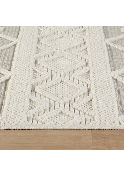 Kaşmir Halı 7/24 İskandinav Larus Grey 160x230 CM Salon Mutfak Halısı Yolluk Kilim