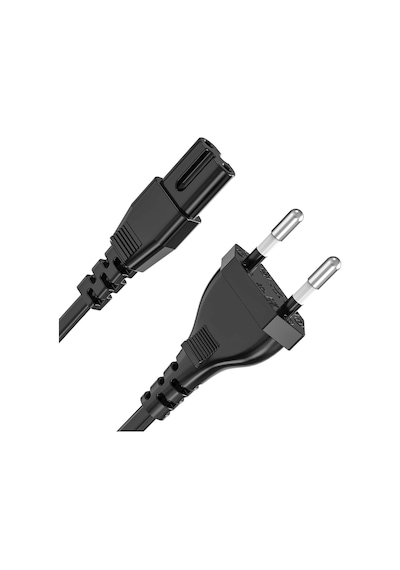 C7 2 Pin Teyp Yazıcı Power Fişi Güç Kablosu 1.5m
