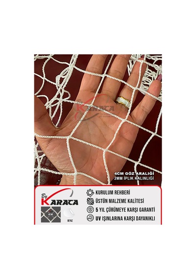 Kedi Balkon Güvenlik Filesi 2.8x20 Mt 2mm İp Kalınlığı