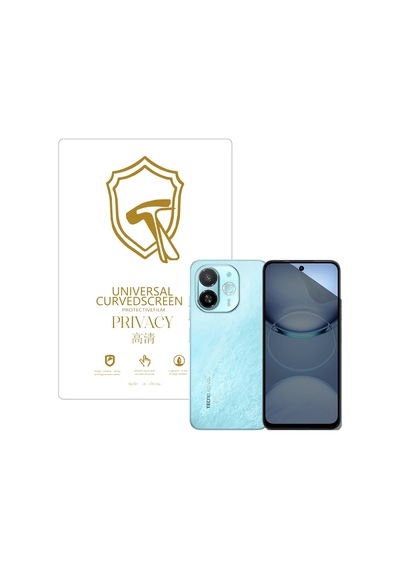 Tecno Spark 30c 5g İle Uyumlu Privacy Gizlilik Filtreli Hayalet Nano Ekran Koruyucu-ekm110