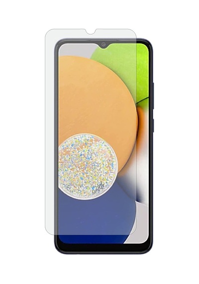 Samsung Uyumlu Galaxy A03 Nano Kırılmaz Cam Ekran Koruyucu Şeffaf