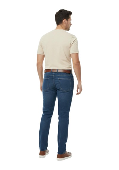 Erkek Büyük Beden Regular Kalıp Jeans Pantolon 320 Bgl-st05159 İndigo
