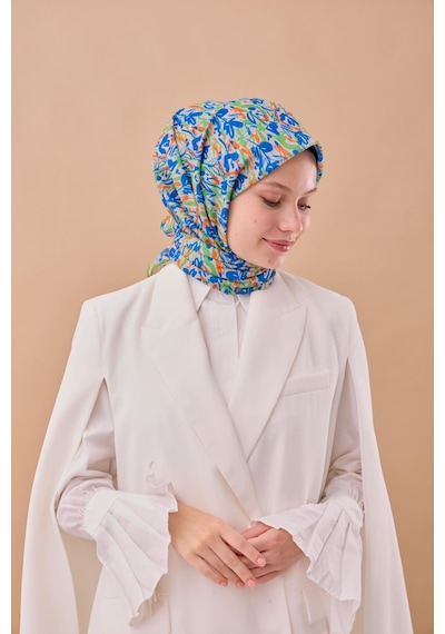 Silk Home Soft Eşarp 73091-09 Yeşil, Turuncu, Mavi