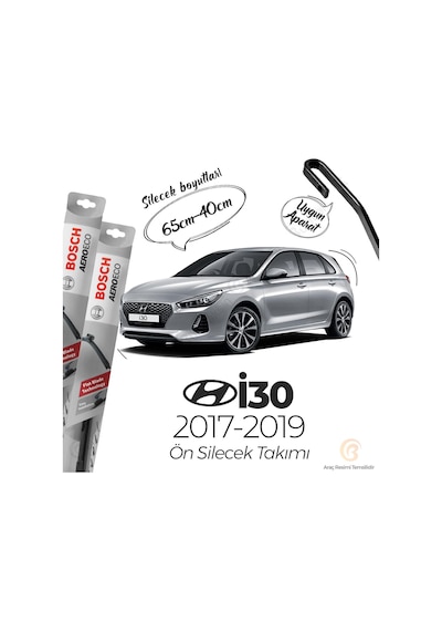 Hyundai İ30 Muz Silecek Takımı 2017-2019 Bosch Aeroeco