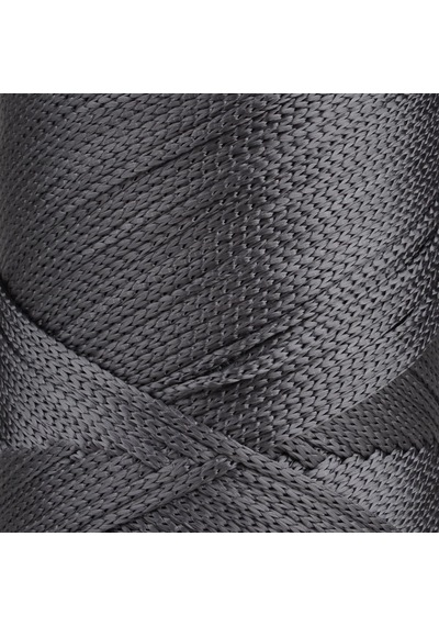 2 Mm - 200 Gr Polyester Makrome Ipi Koyu Gri 230 M Polyester Makrome Ip Supla Ip Ve Çanta Ipliği