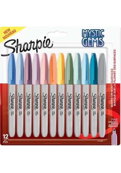 Sharpie Markör Permanent Fine Mystıc Gems 12 Li Bls Çok Renkli