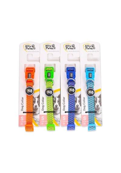 Ally Paws Dog Collar Small 1,5cmx25-40cm Asortili Çok Renkli