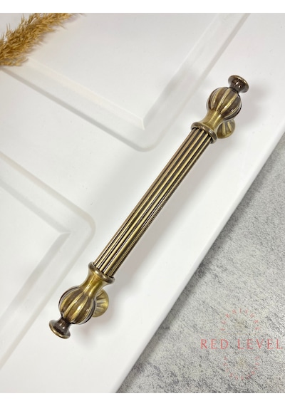 Hitit 128 Mm Antik Sarı Modern Metal Kulp Modelleri Lüks Country Mutfak Dolap Çekmece Mobilya Kulbu Antik Sarı